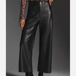 Colette Faux Leather Pants from Anthropologie